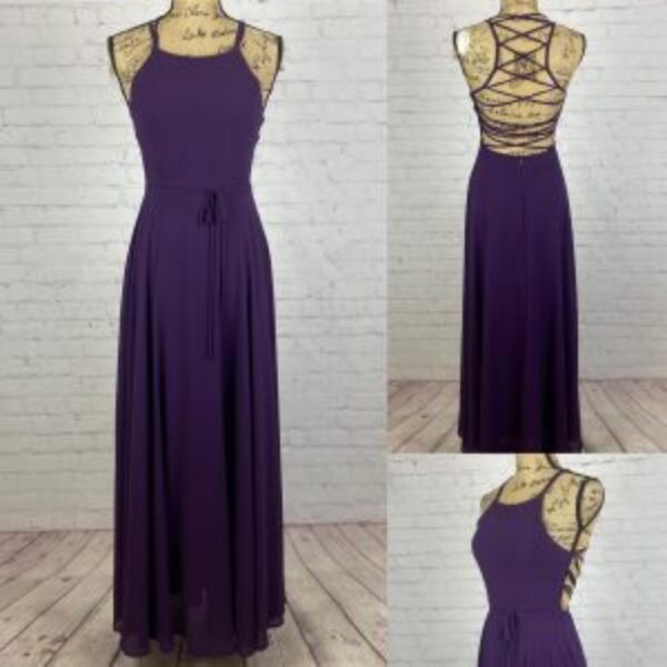 Lulus Strappy to be Here Purple Maxi