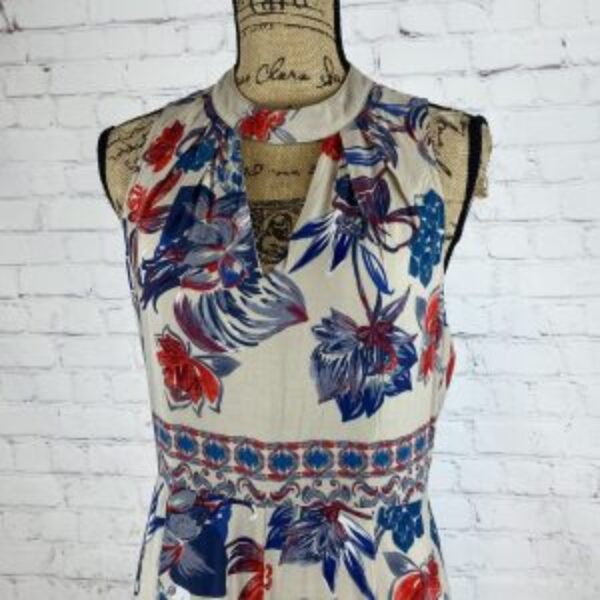 Filly Flair Boho Floral Print High Neck Jumpsuit