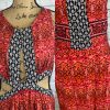 MinkPink Boho Print Front Peekaboo Side Cutouts Maxi - Image 3