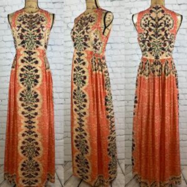 Anthropologie Bhanuni by Jyoti Beaded Sleeveless Maxi