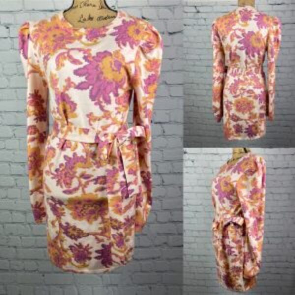 Flying Tomato ENJOY THE VIEW SUNSET Floral Sweater Dress